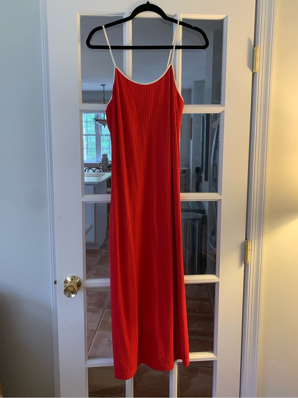 Vintage 1980s Michael Kors dress red strappy size M